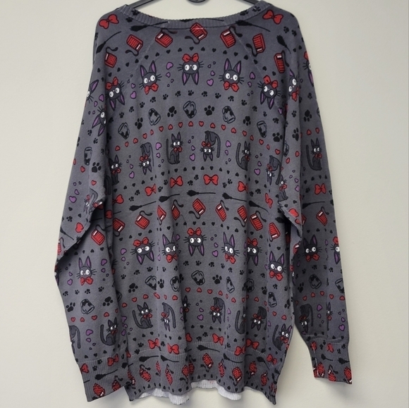 Torrid Ghibli Jiji Kiki Delivery Service Sweater Gray 2X - Picture 5 of 9